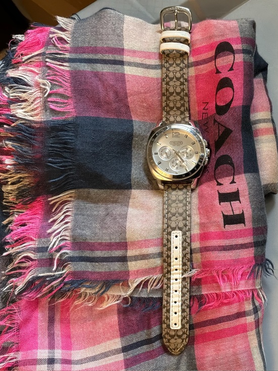 Coach Jewelry - Coach Boyfriend Chronograph Signature Women’s Watch | New Battery 7/15/2026